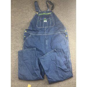 Liberty Overalls Mens 48x30 Denim Bib Workwear Carpenter Utility Pockets New